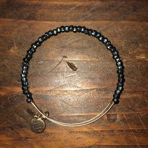 Alex and Ani Gray Bead Bracelet